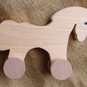 Dřevěný koník velký
