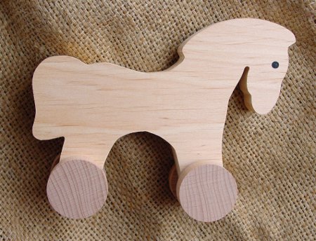Dřevěný koník velký