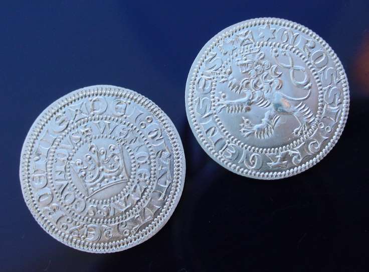 042-29 Pražský groš Václava II. Ag 925/1000