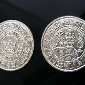 042-30 Pražský groš Václava IV. Ag 925/1000