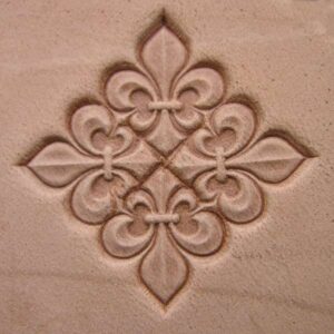 014-04 Lilie - Fleur de Lis -Lili LEATHER STAMP