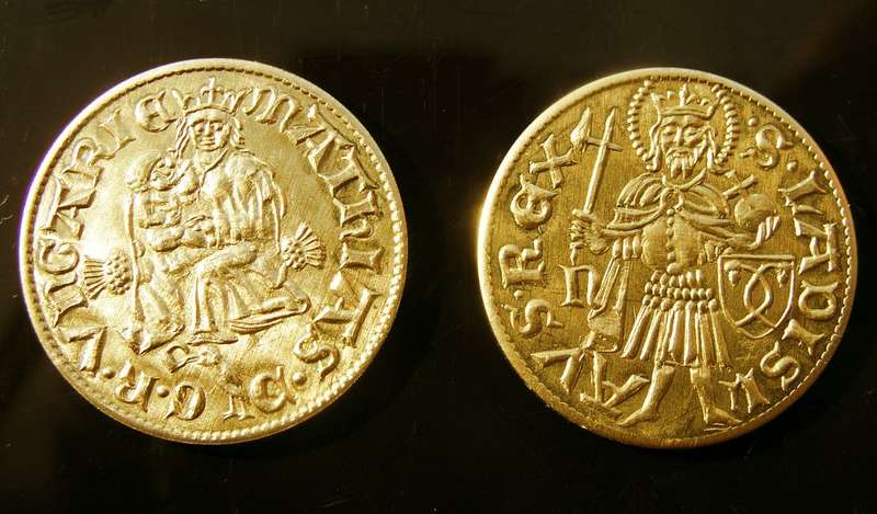 042-12 Dukát Matyáše Korvína replika