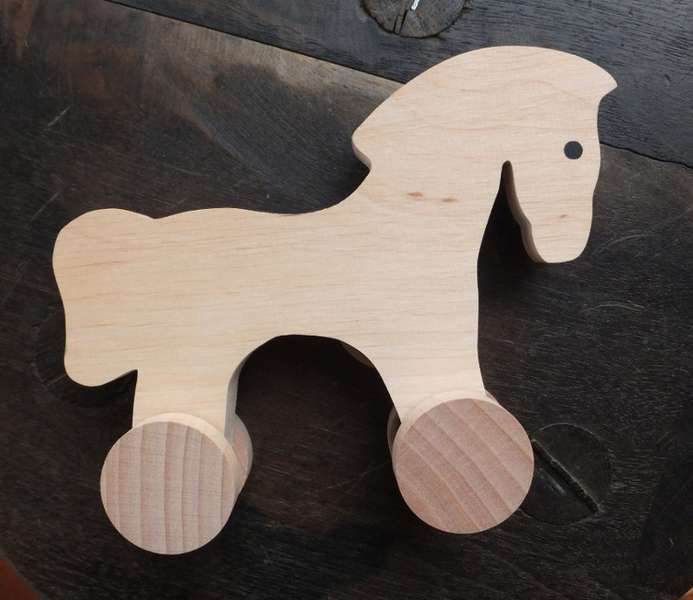 Dřevěný koník velký – Obrázok 3