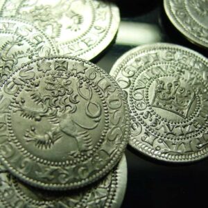 042-47 Pražský Groš Václava II., cín - 2 kusy