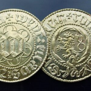 042-24 Dukát Václava IV. replika nádherné a vzácné mince