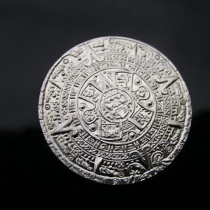 042-31 Aztécký kalendář a loď mince