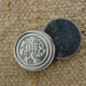 042-42 Peníz, doba husitská, cín 2 ks