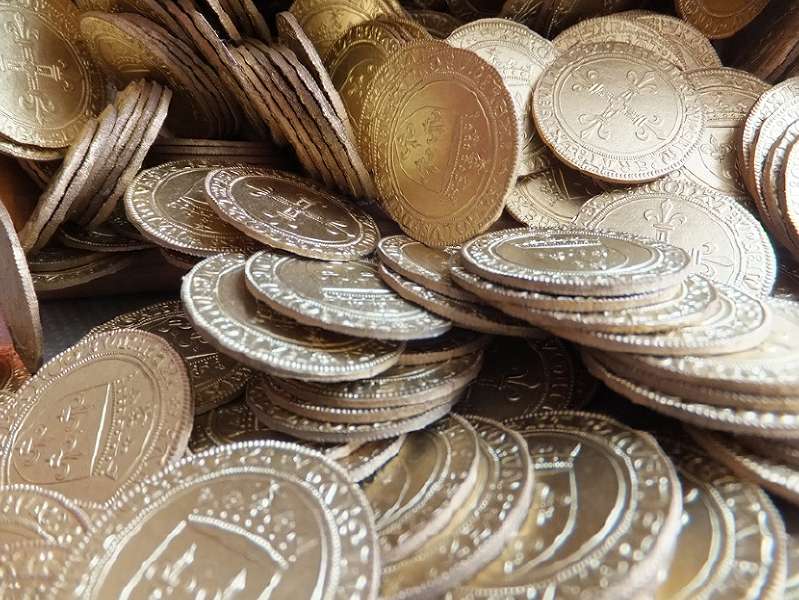 042-46 Ecu Karla VIII. - papírový poklad 1000 kusů – Obrázok 3