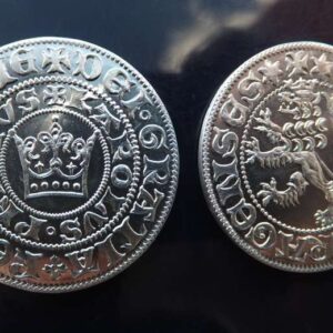 042-54 Pražský groš Karla IV., hliník