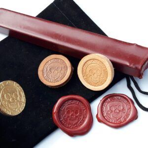 Pirátské pečetidlo a pečetní vosk