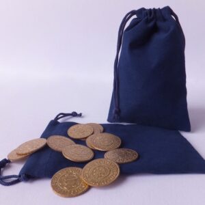 Měšec modrý velký