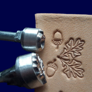 Dub a žalud raznice do kůže