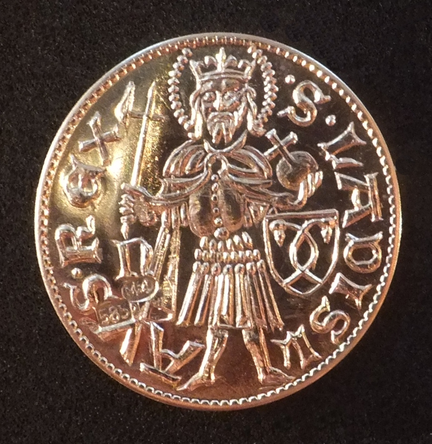 042-01 Dukát Matyáše Korvína Au 585