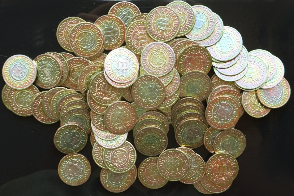 042-65 Duhové dukáty – 100 ks – Obrázok 2