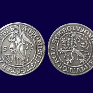 042-71 Jáchymovský 1/4 Tolar alpaka patina