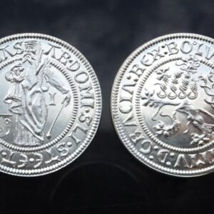 042-73 Stříbrný Jáchymovský 1/4 Tolar, Ag 925/1000