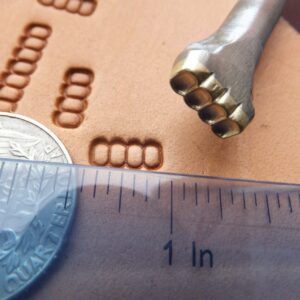 4 korálky razidlo do kůže