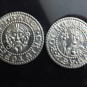 042-75 Denár Přemysla II. Otakara se sv. Kryštofem