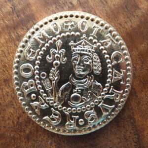 042-77 Zlatý Denár Přemysla II. Otakara se sv. Kryštofem