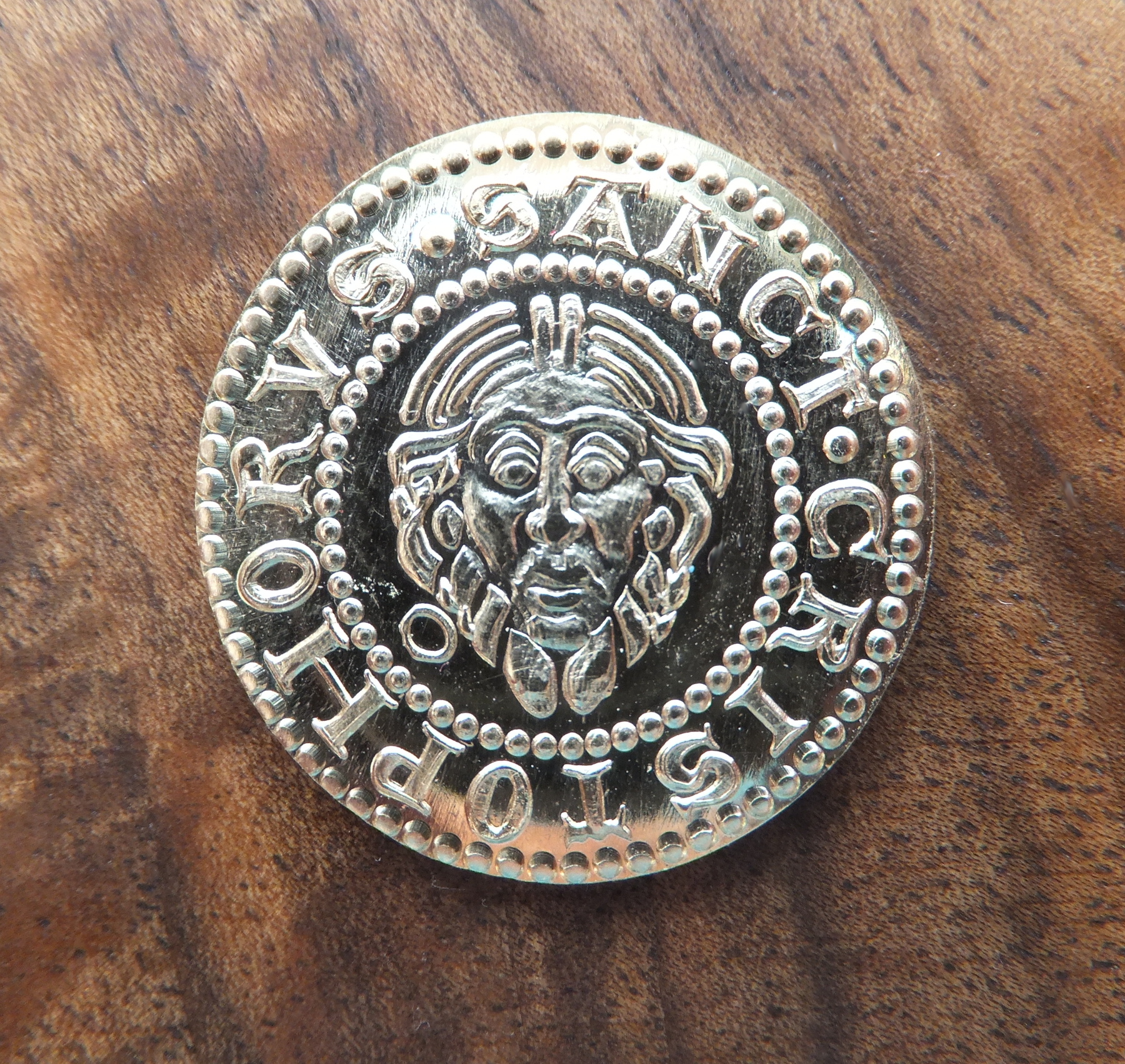 042-77 Zlatý Denár Přemysla II. Otakara se sv. Kryštofem – Obrázok 2