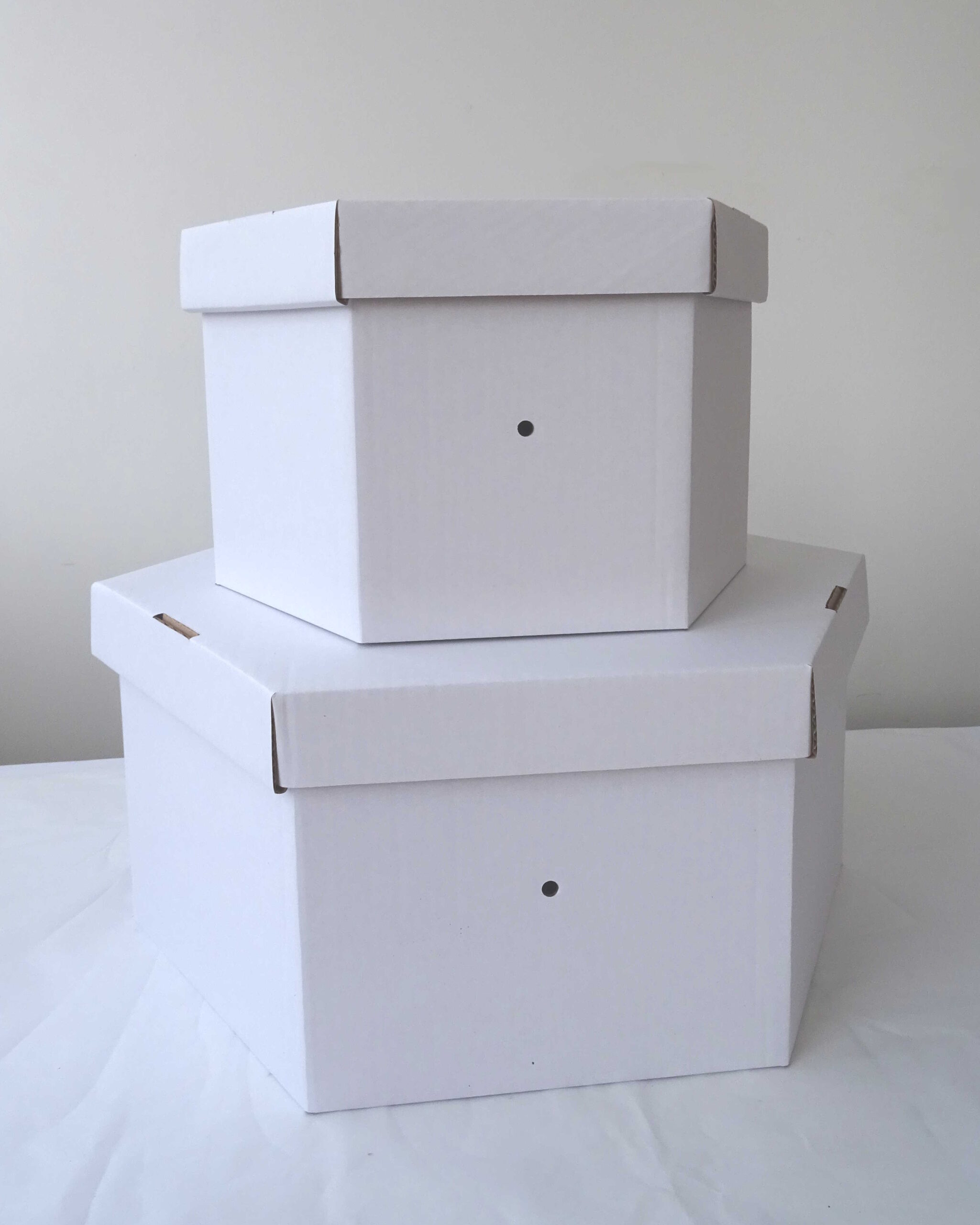 Krabice na klobouky šestihran bílá – Obrázok 3