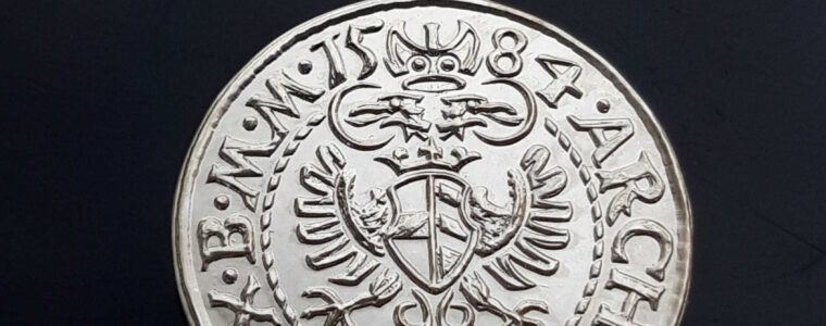 Ag Bílý groš Přívěsek