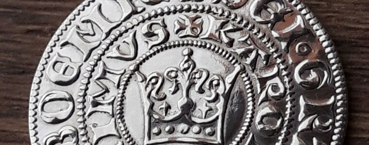 Stříbrný Groš Karla IV. Ag 925