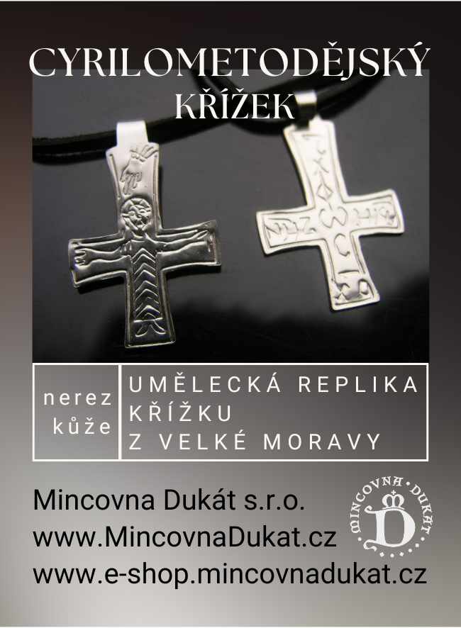 042-90 Cyrilometodějský křížek – klíčenka – Obrázok 3