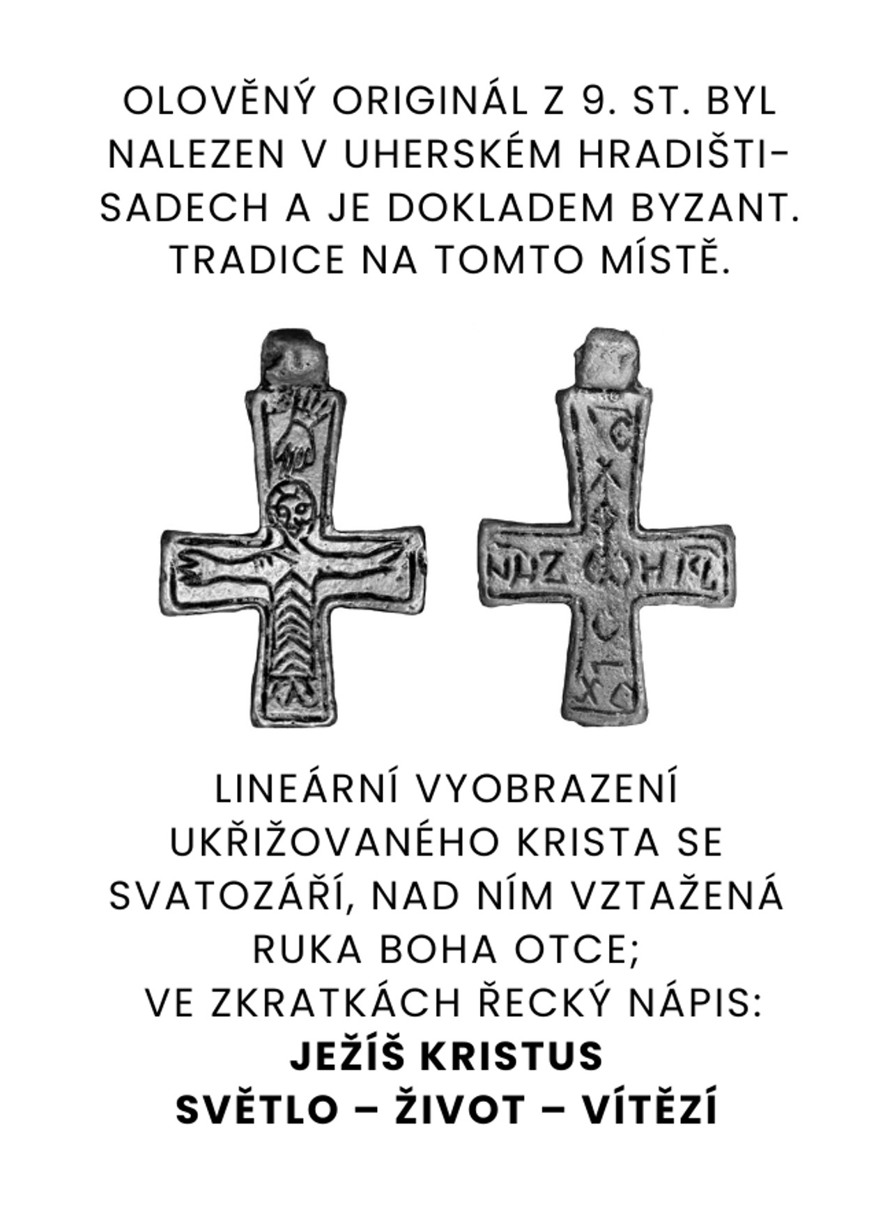 042-90 Cyrilometodějský křížek – klíčenka – Obrázok 4