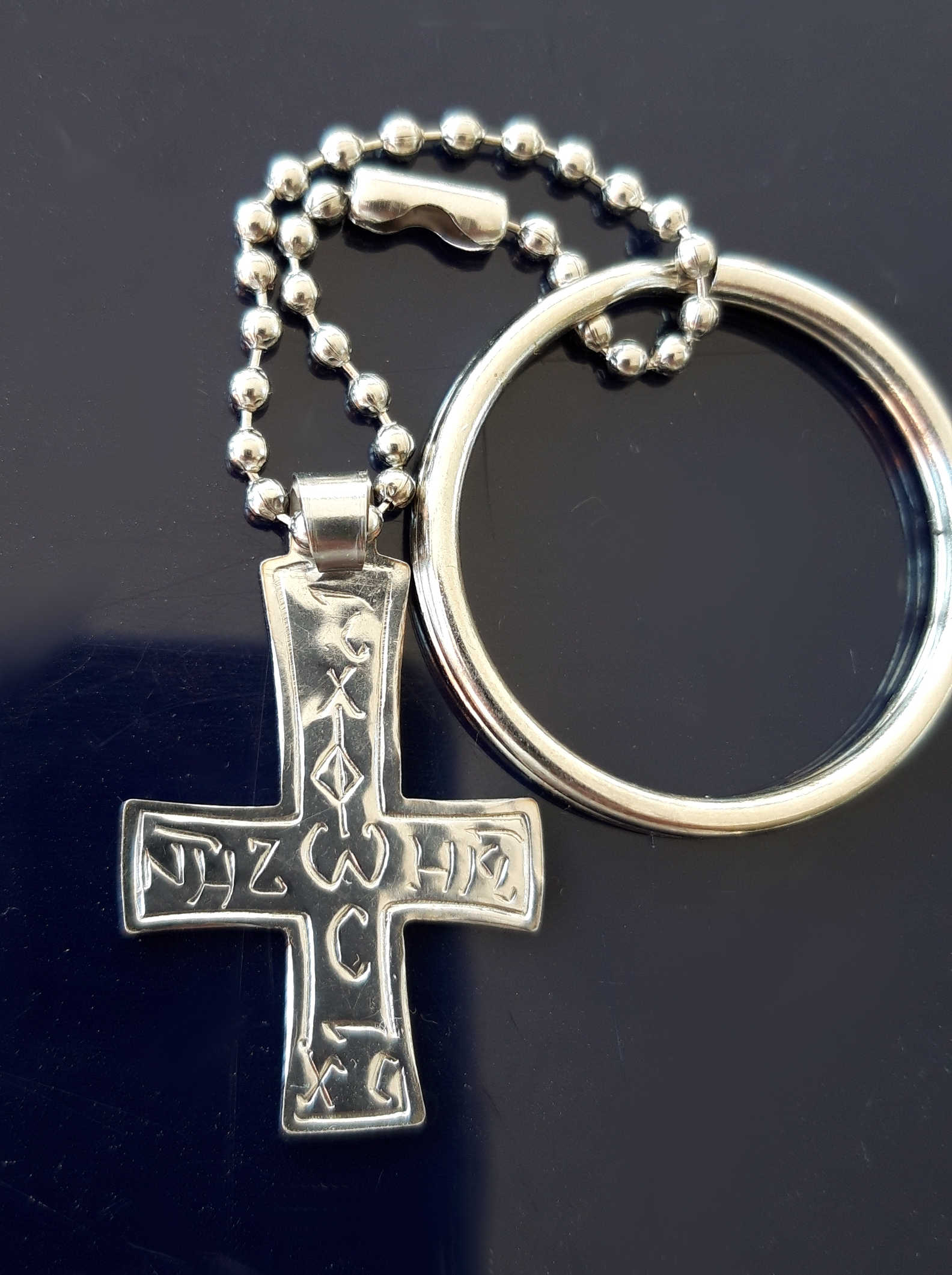 Cyrilometodějský křížek – klíčenka