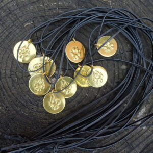 Stopa vlka medaile mosaz