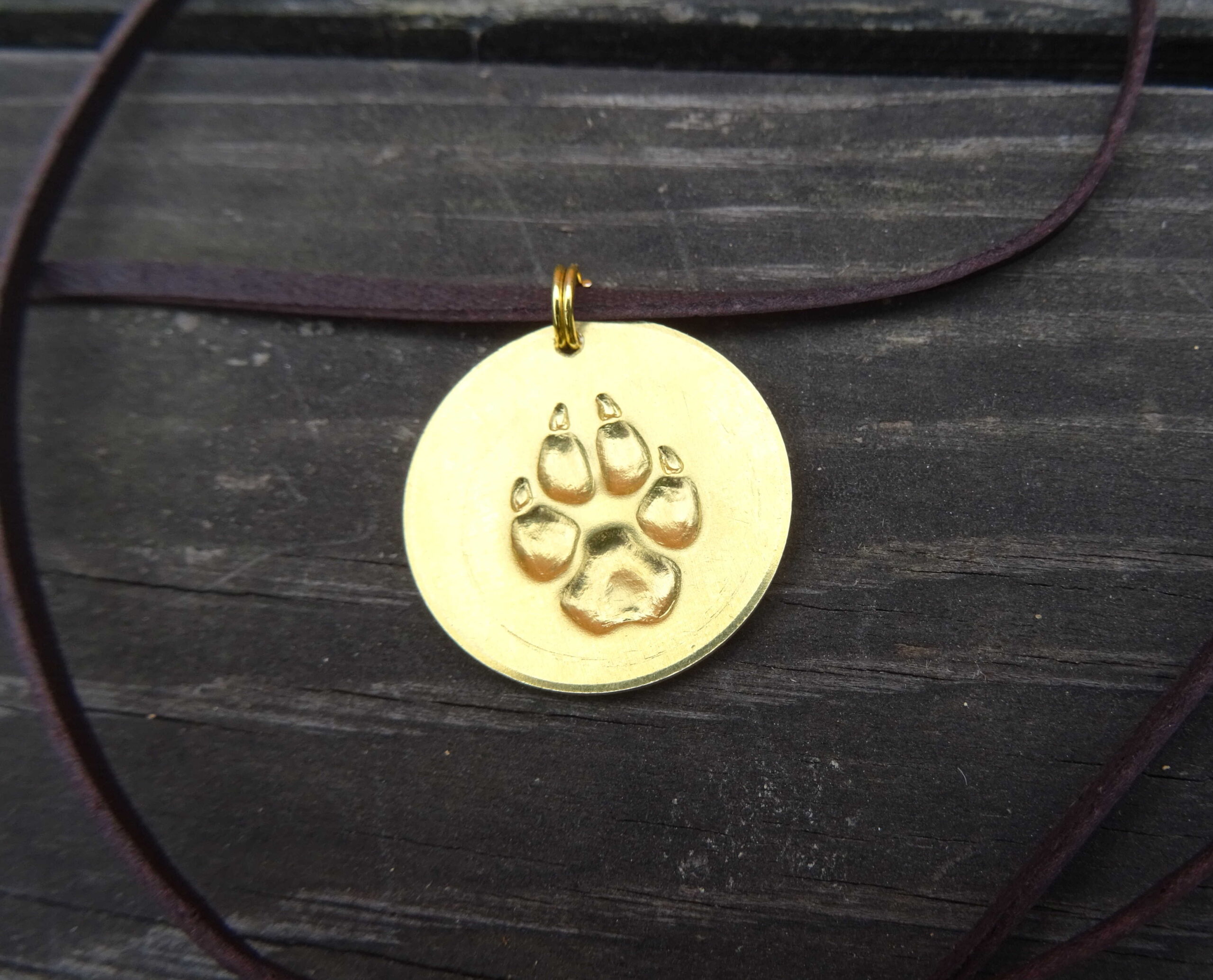 042-96 Stopa vlka medaile mosaz – Obrázok 4